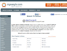 Tablet Screenshot of myeasytv.com